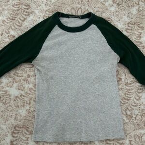 Brandy Melville long sleeve multicolored top